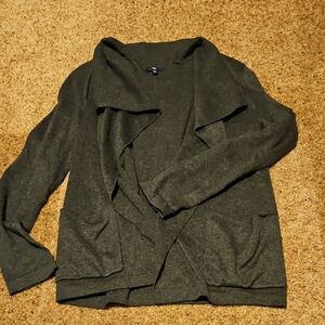 GAP Women's Draped Cardigan - Gray